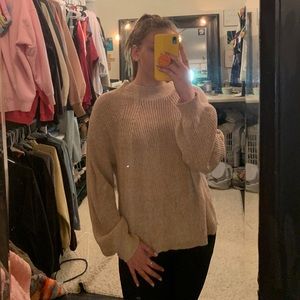 Old Navy tan sweater